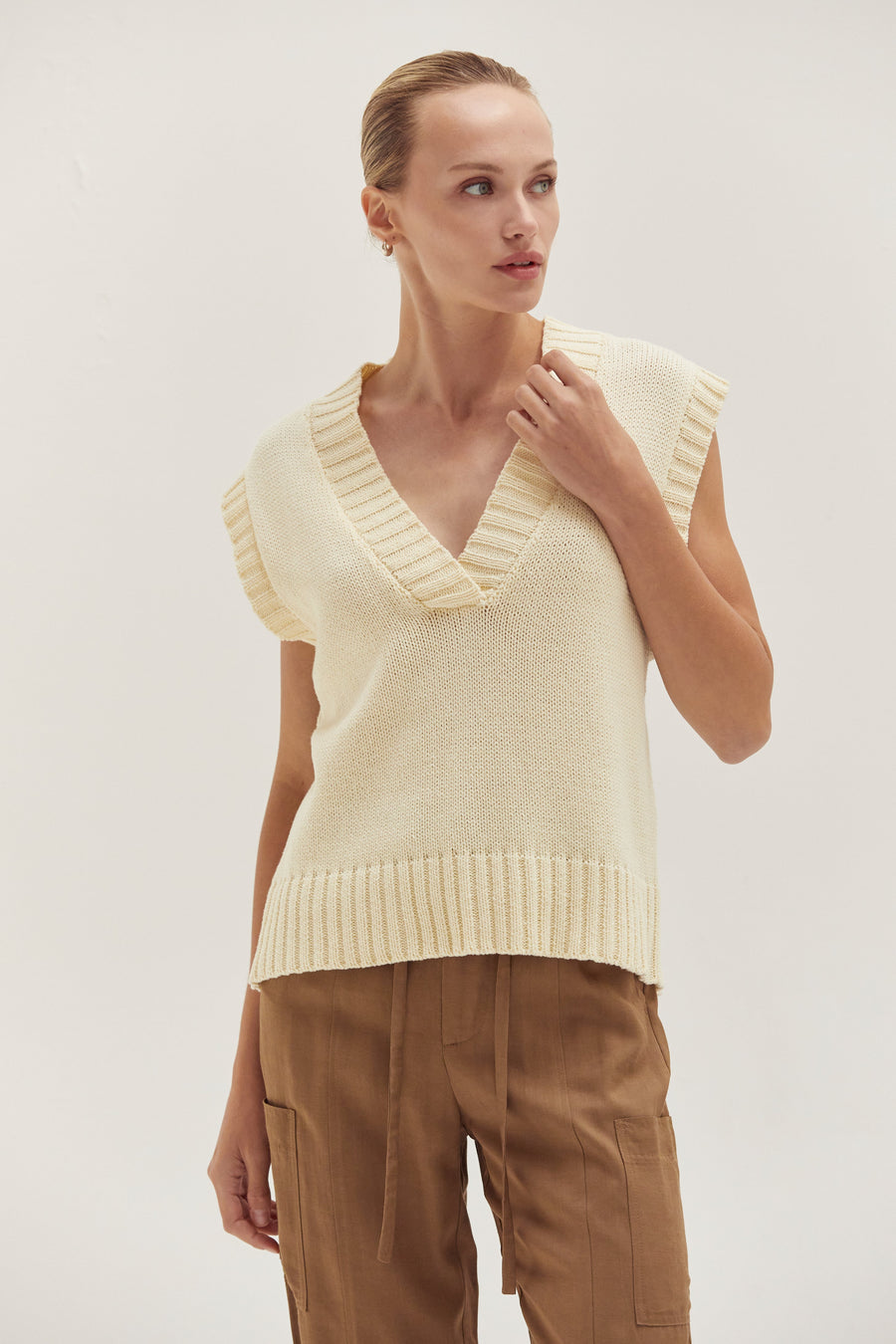 Regina V-Neck Sweater Vest